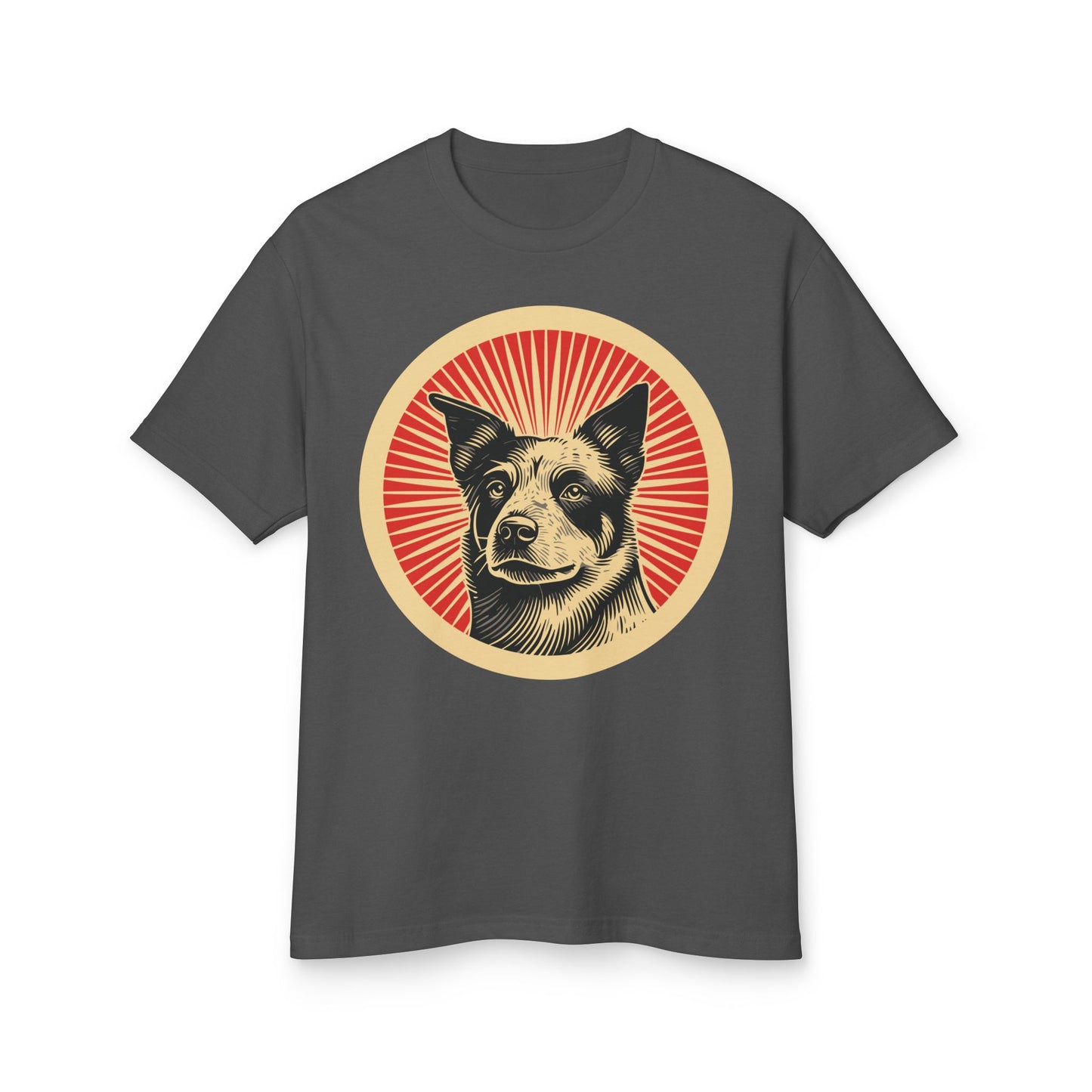Australian Cattle Dog Heavyweight Cotton T-Shirt for Adults
