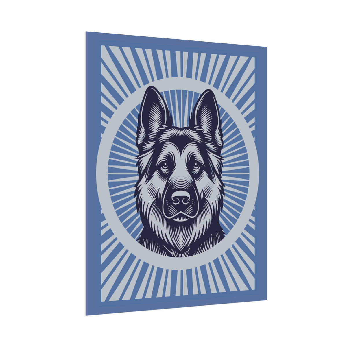 German Shepherd Art Print — view 6
