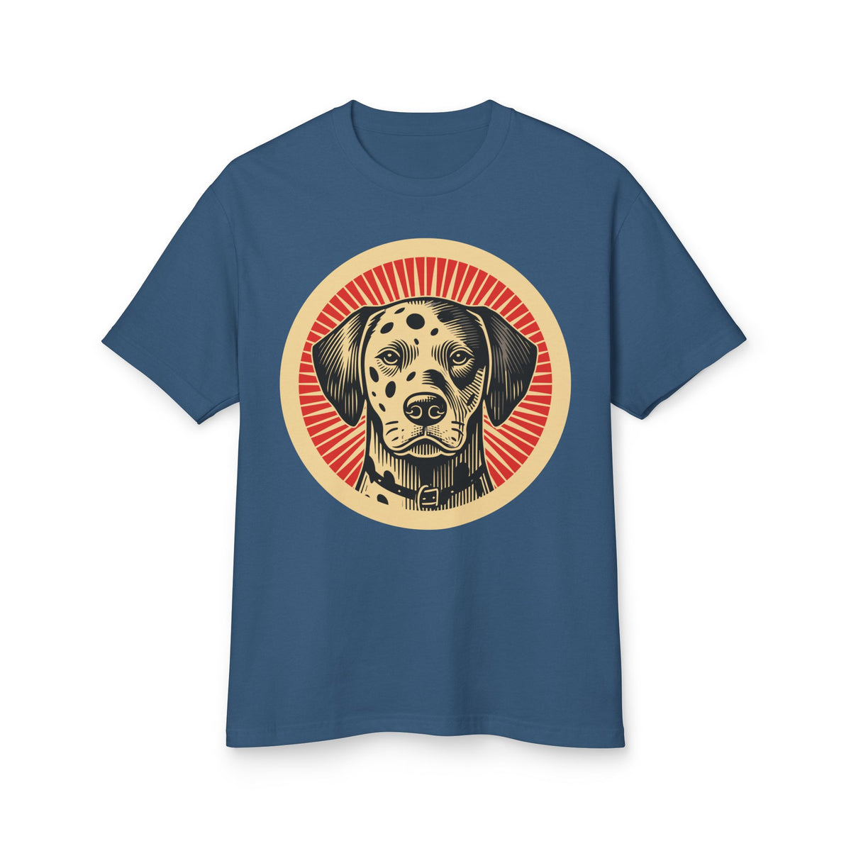 Dalmatian Heavyweight Tee — Faded Navy