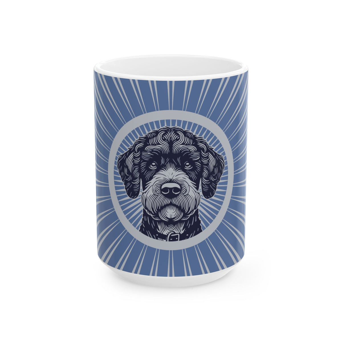 Boxerdoodle Ceramic Mug — 15oz