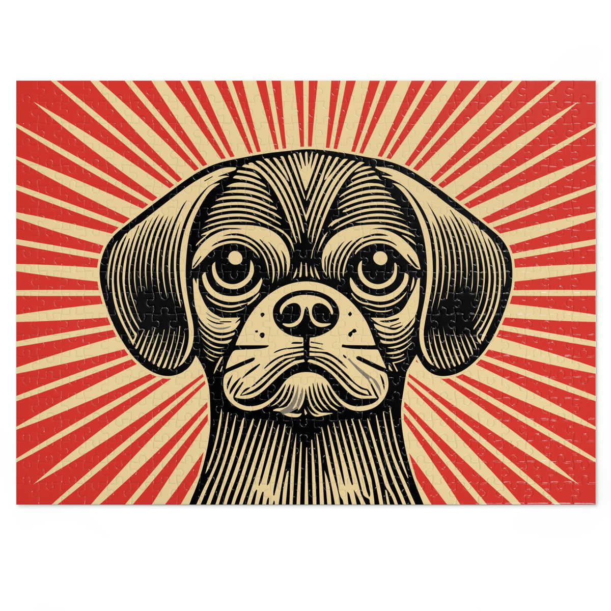 Puggle Jigsaw Puzzle — 20.5" × 15" (500 pcs)
