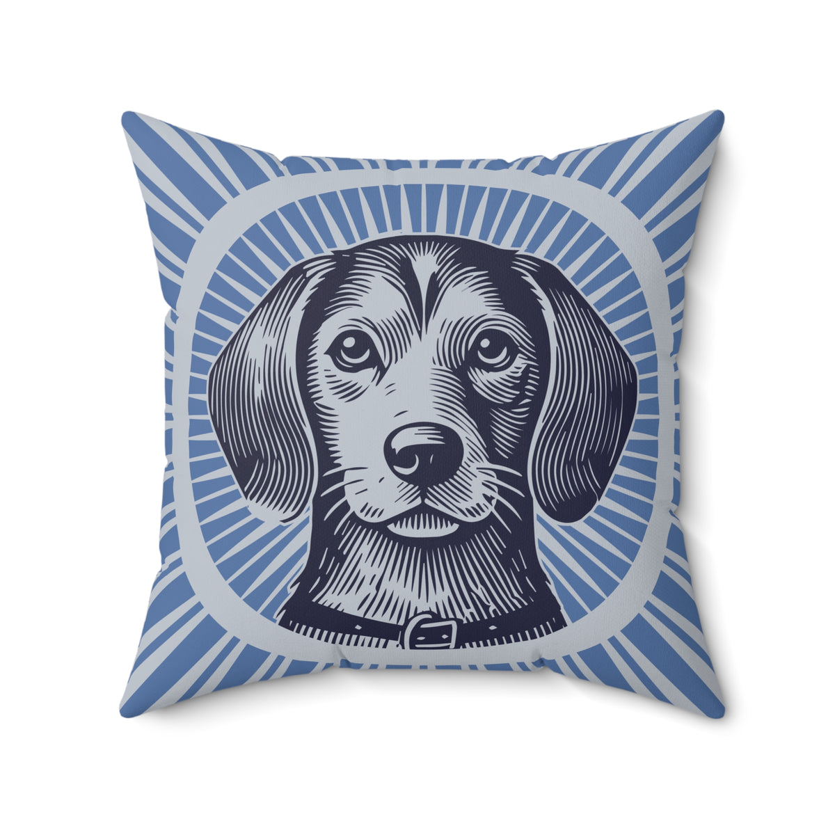 Beaglier Pillow — 20" × 20"
