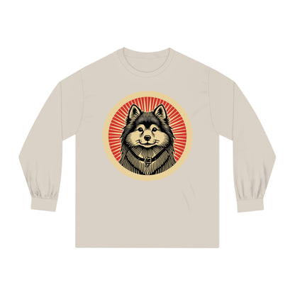 Finnish Spitz Long Sleeve Tee for Adults