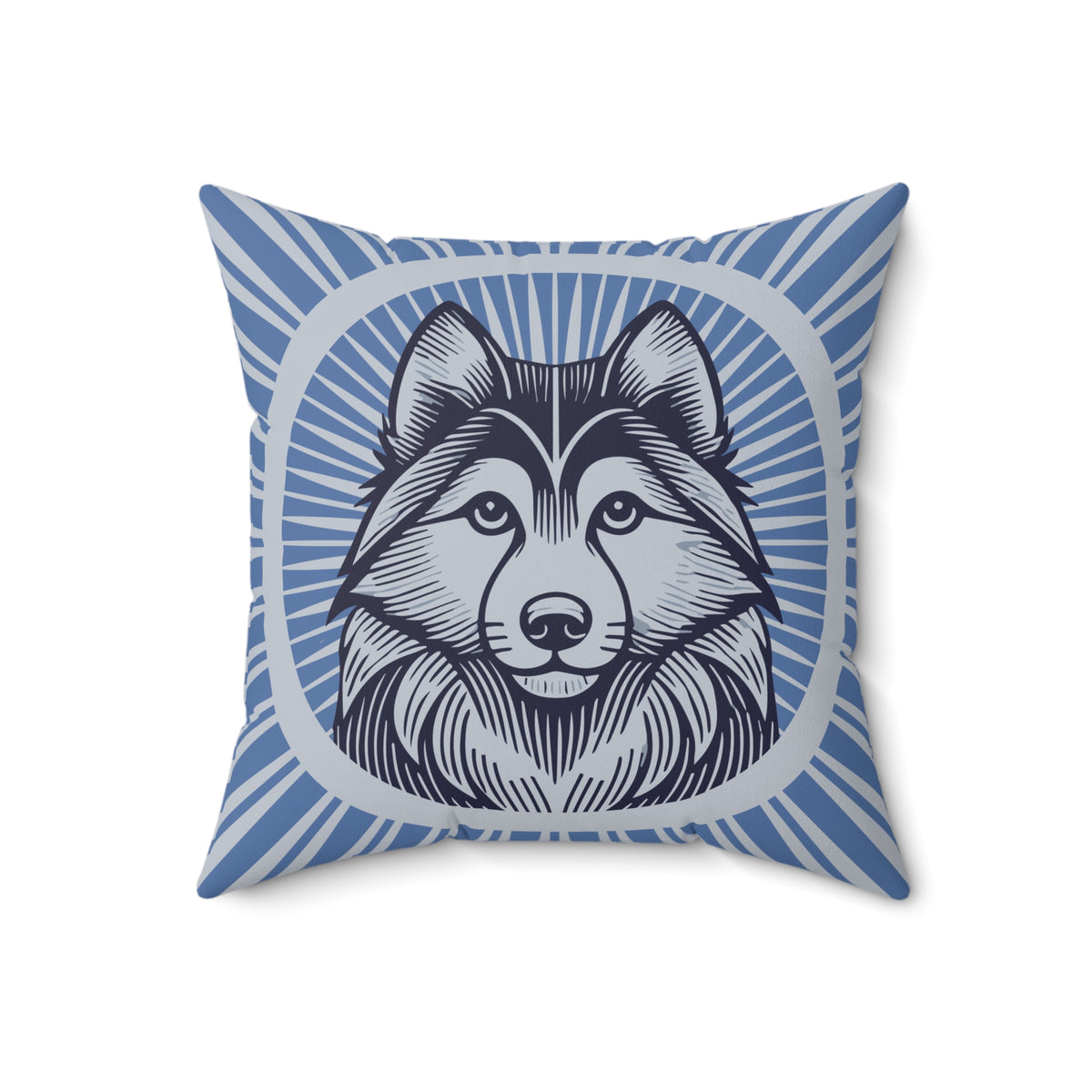 Alaskan Klee Kai Pillow — 18" × 18"