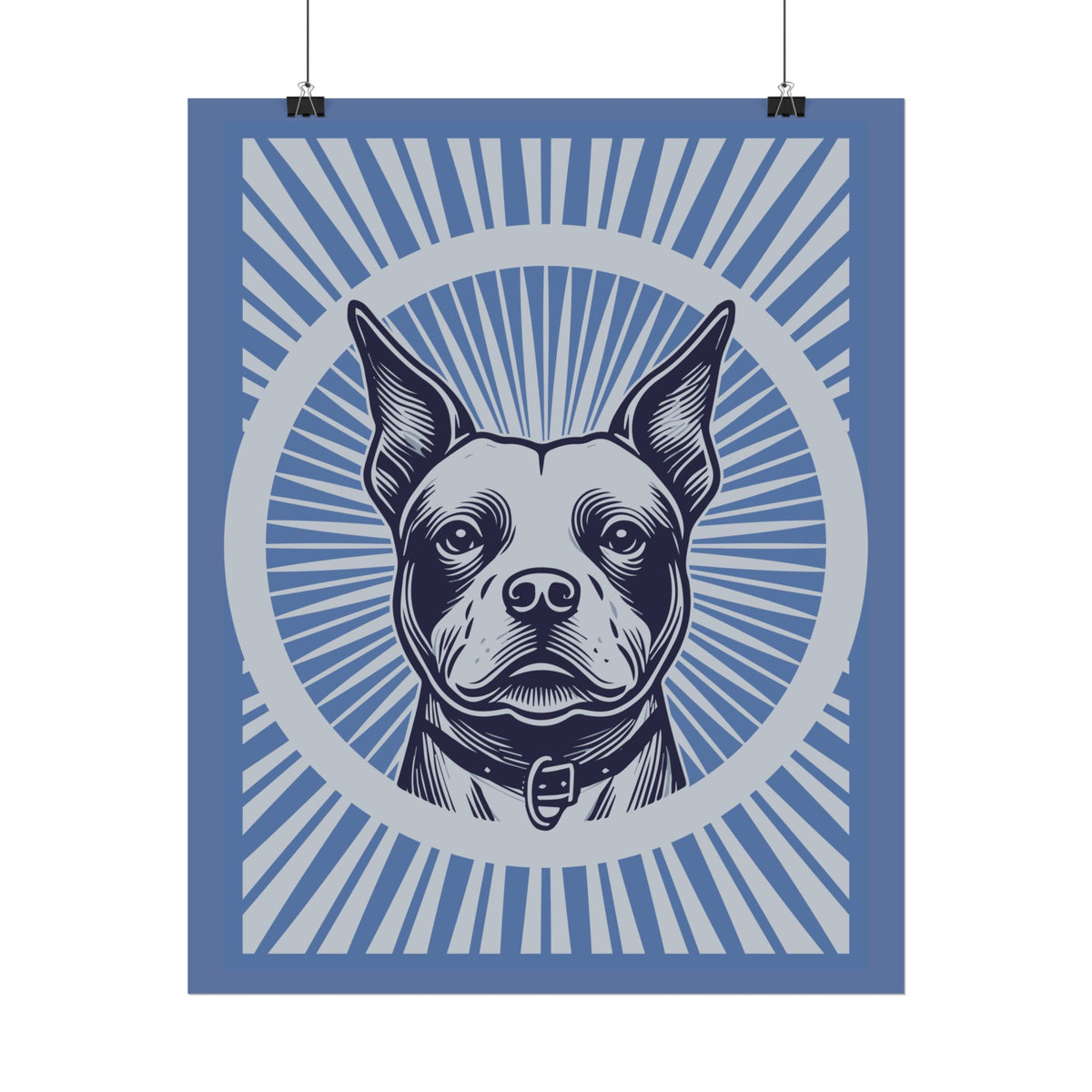 Staffordshire Bull Terrier Art Print — view 5