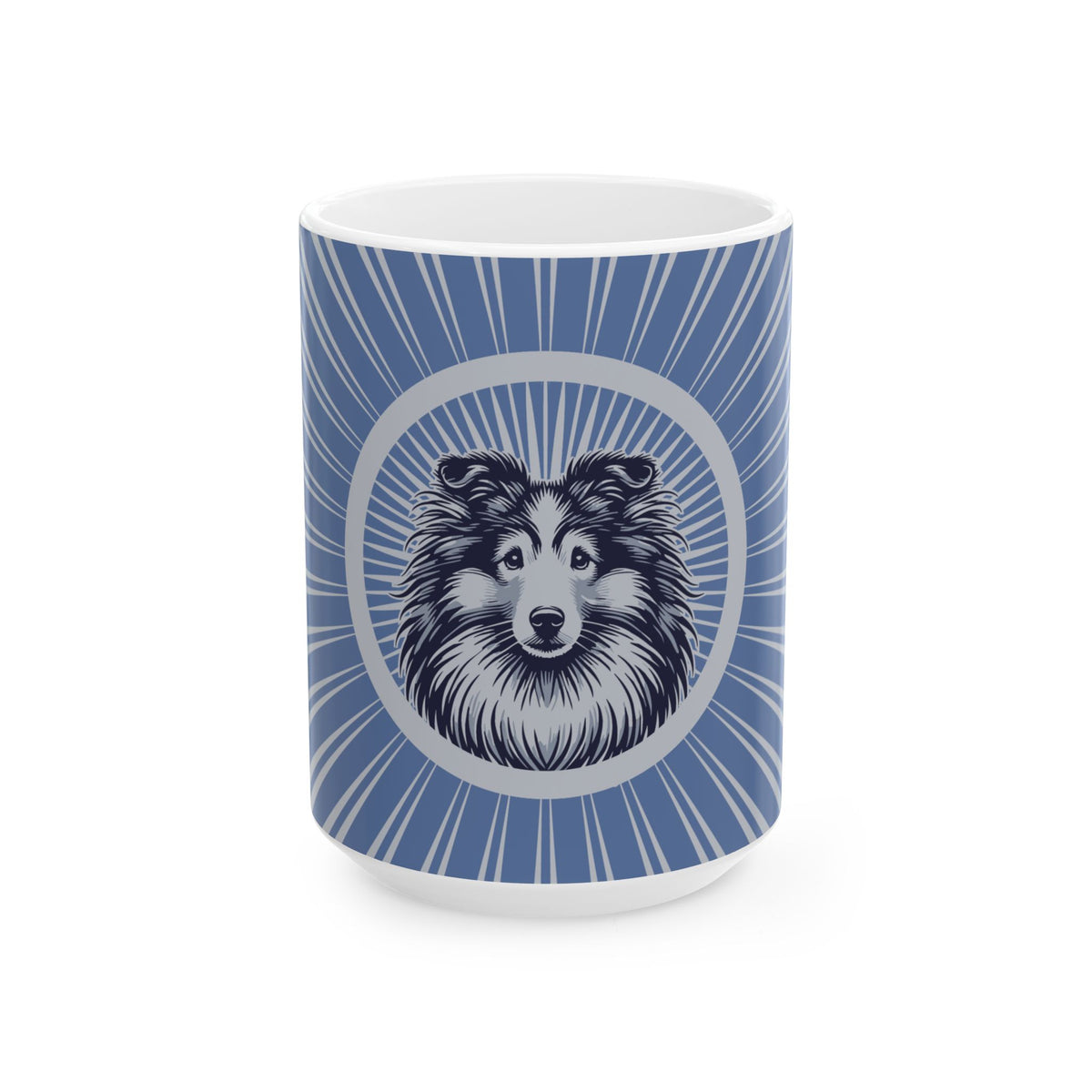 Shetland Sheepdog Ceramic Mug — 15oz
