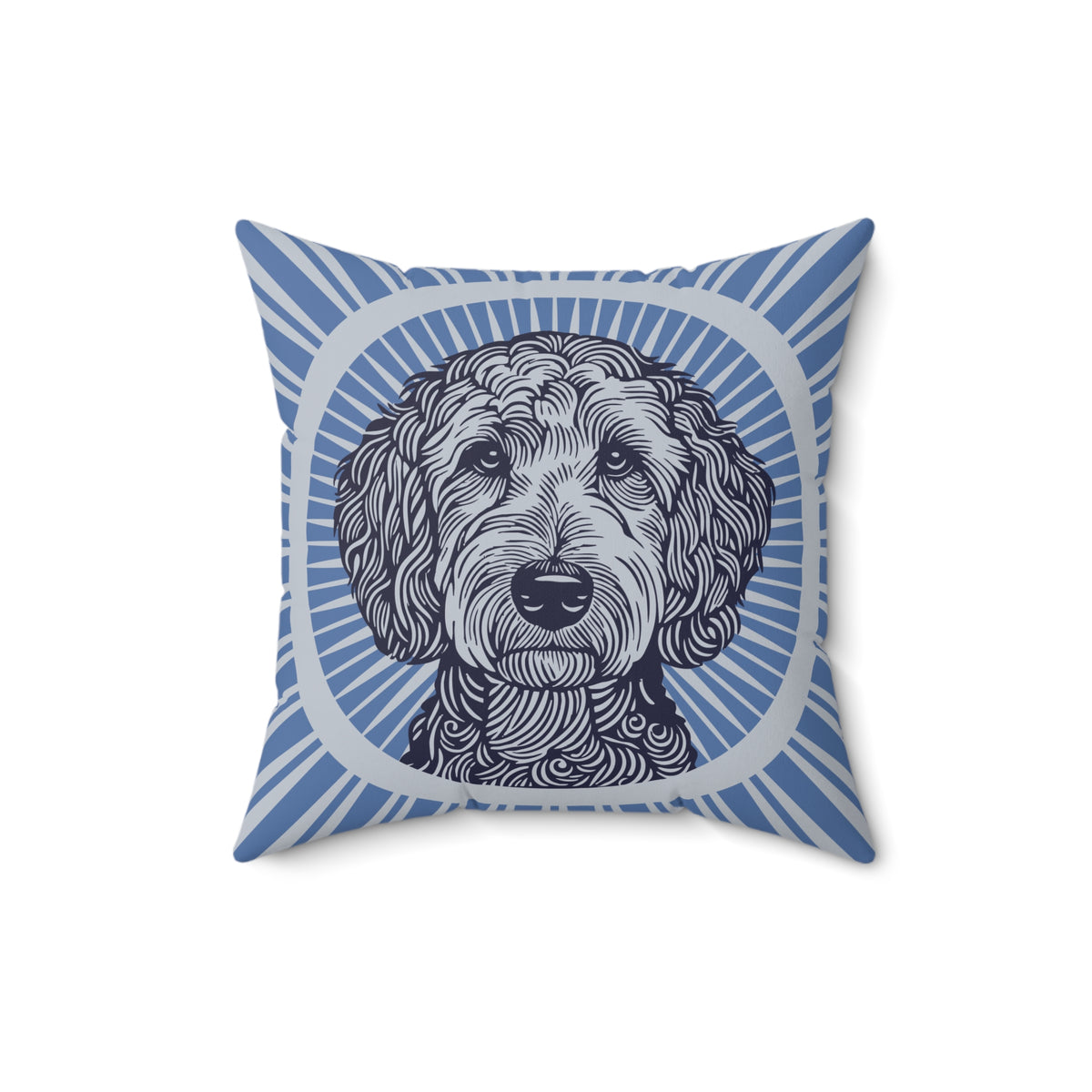 Goldendoodle Pillow — 16" × 16"