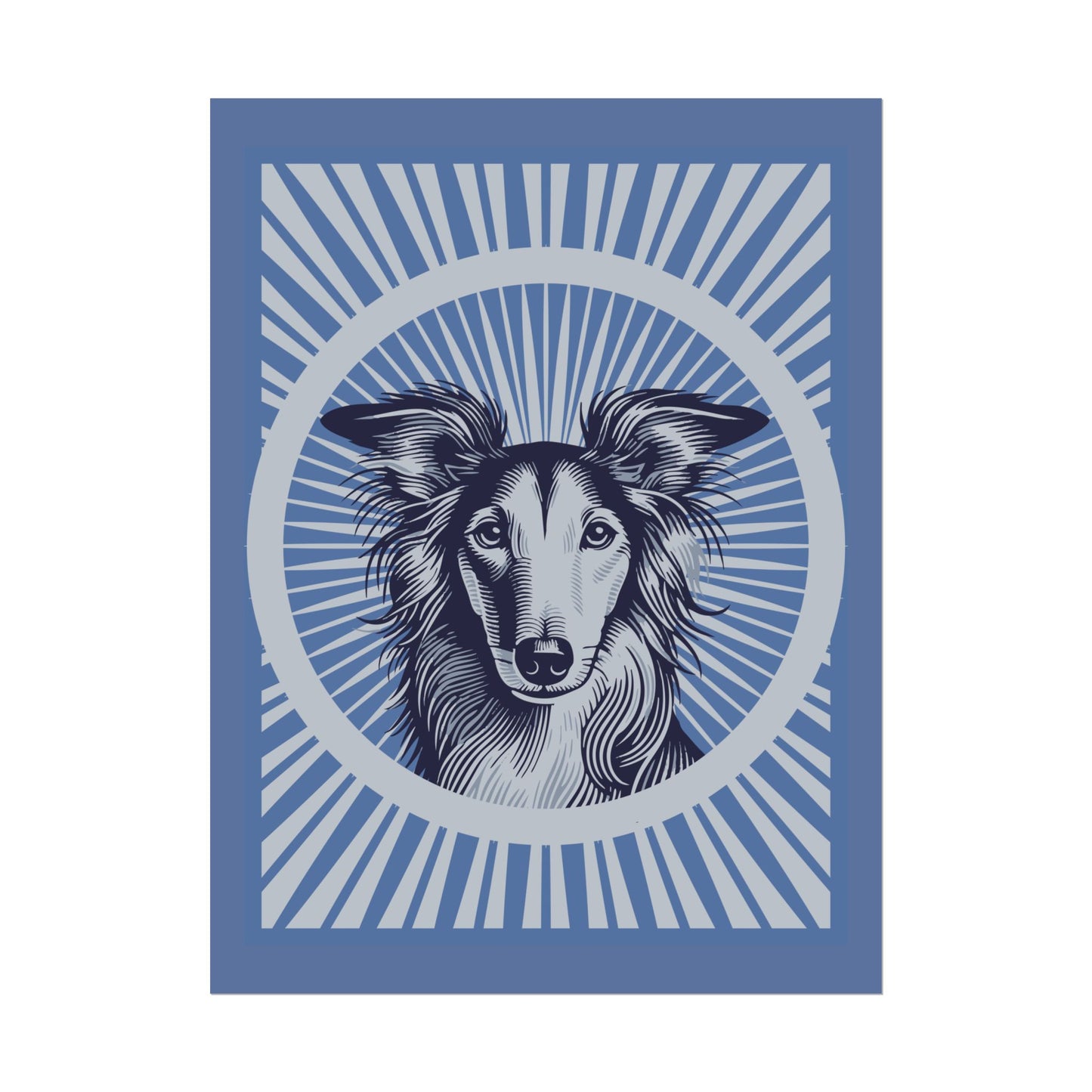 Silken Windhound Art Print