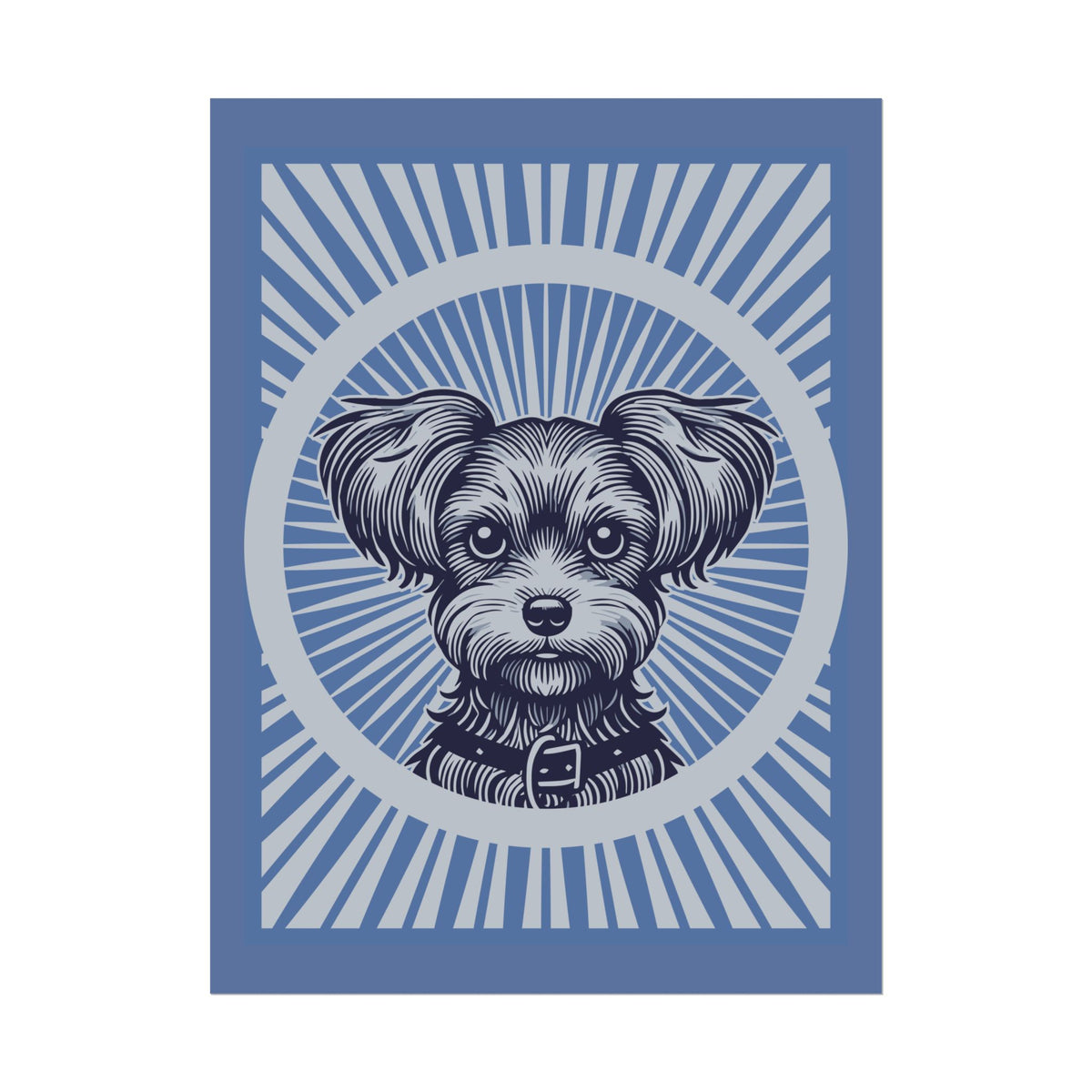 Yorkipoo Art Print — 24" x 32" (Vertical)