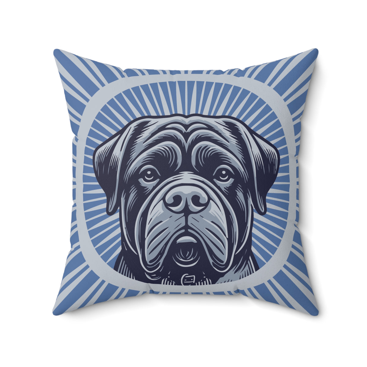Bullmastiff Pillow — 20" × 20"