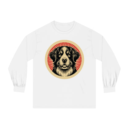 Bernese Mountain Dog Long Sleeve Tee for Adults