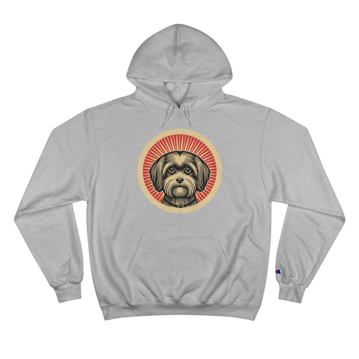 Havanese Champion Hoodie — Light Steel