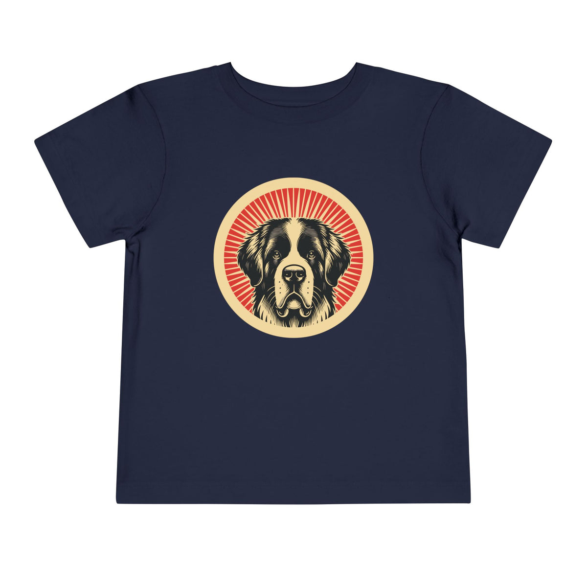 Saint Bernard Toddler Tee — Navy
