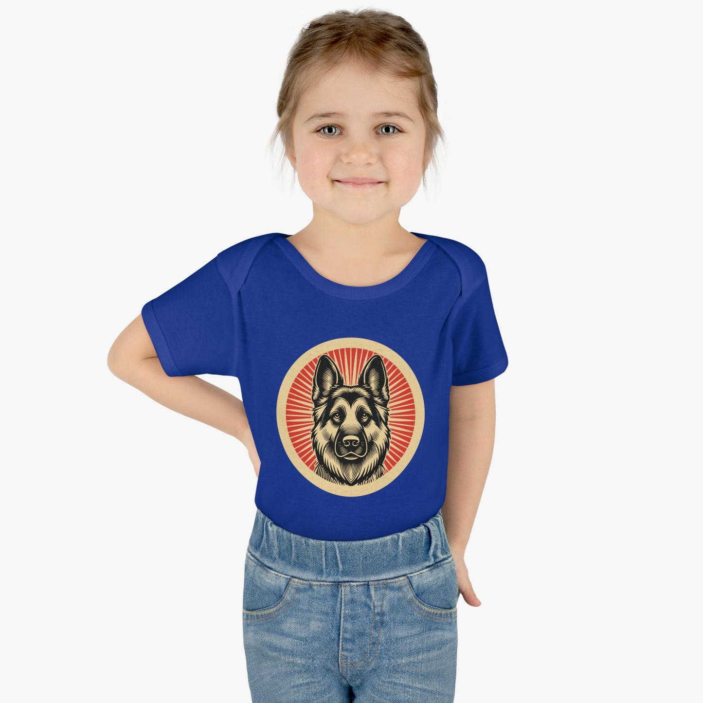 German Shepherd Infant Bodysuit