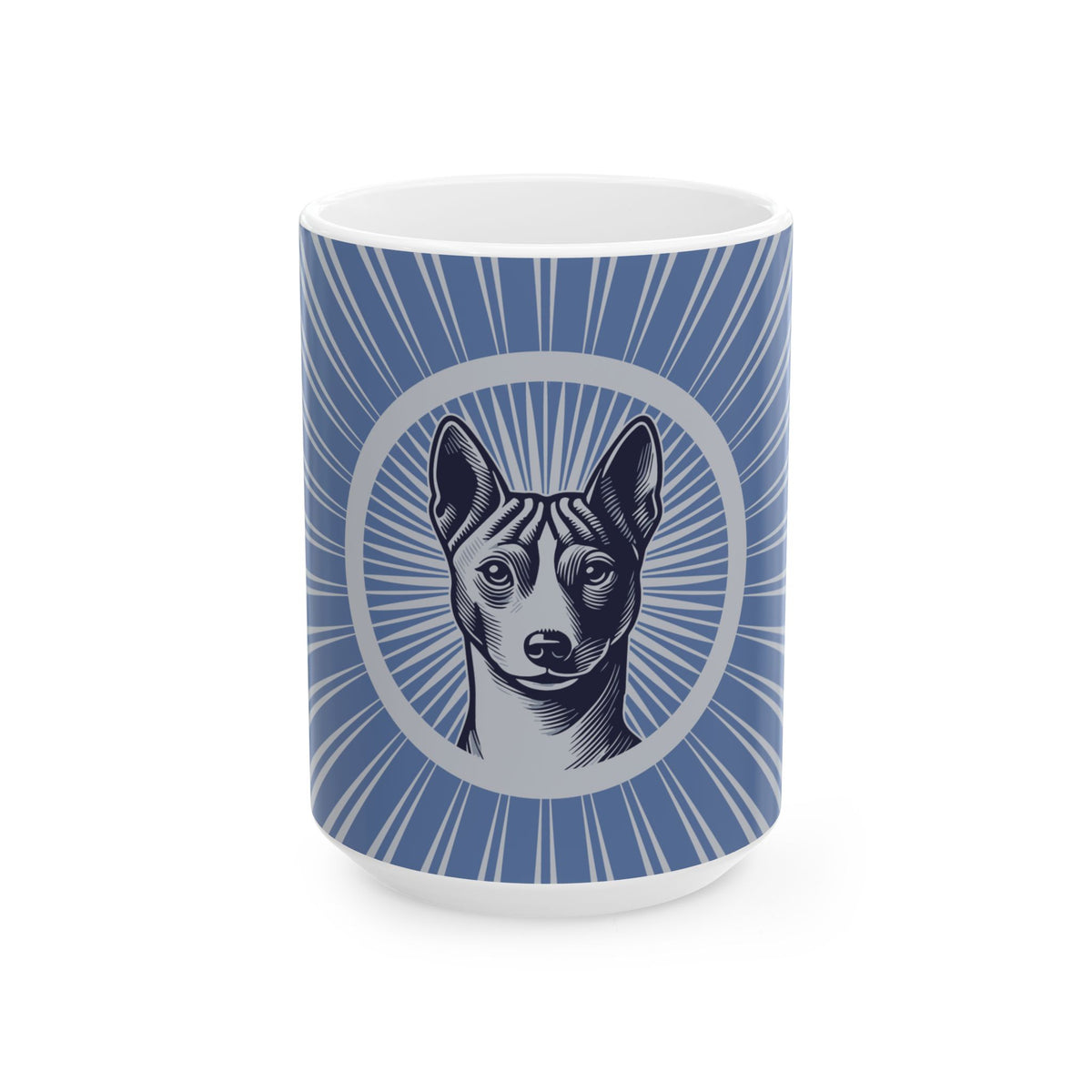 Basenji Ceramic Mug — 15oz