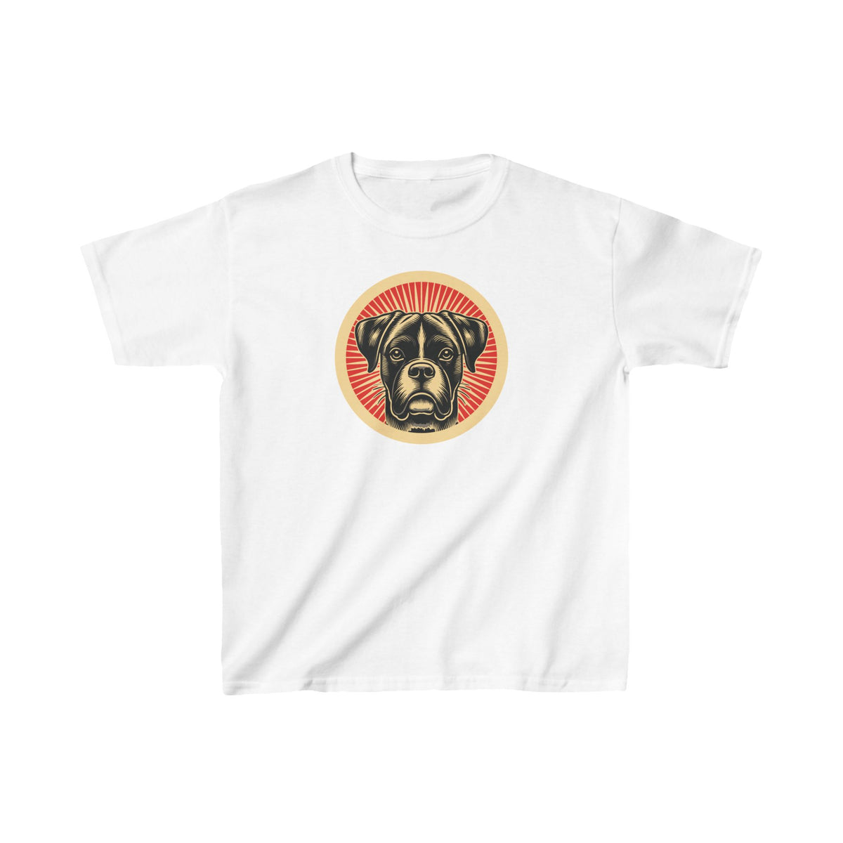 Boxer Kids Tee — White