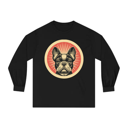 French Bulldog Long Sleeve Tee for Adults