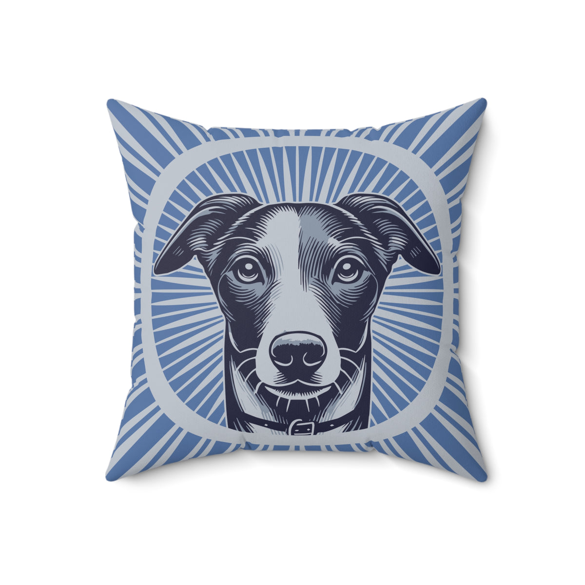 Whippet Pillow — 18" × 18"