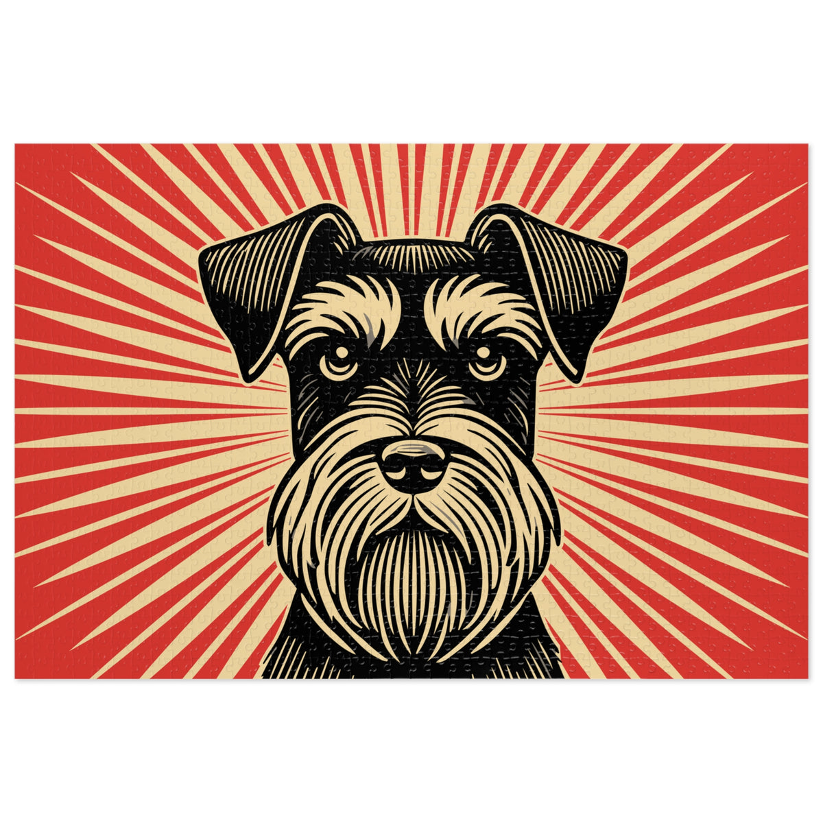 Miniature Schnauzer Jigsaw Puzzle — 29.25" × 19.75" (1000 pcs)