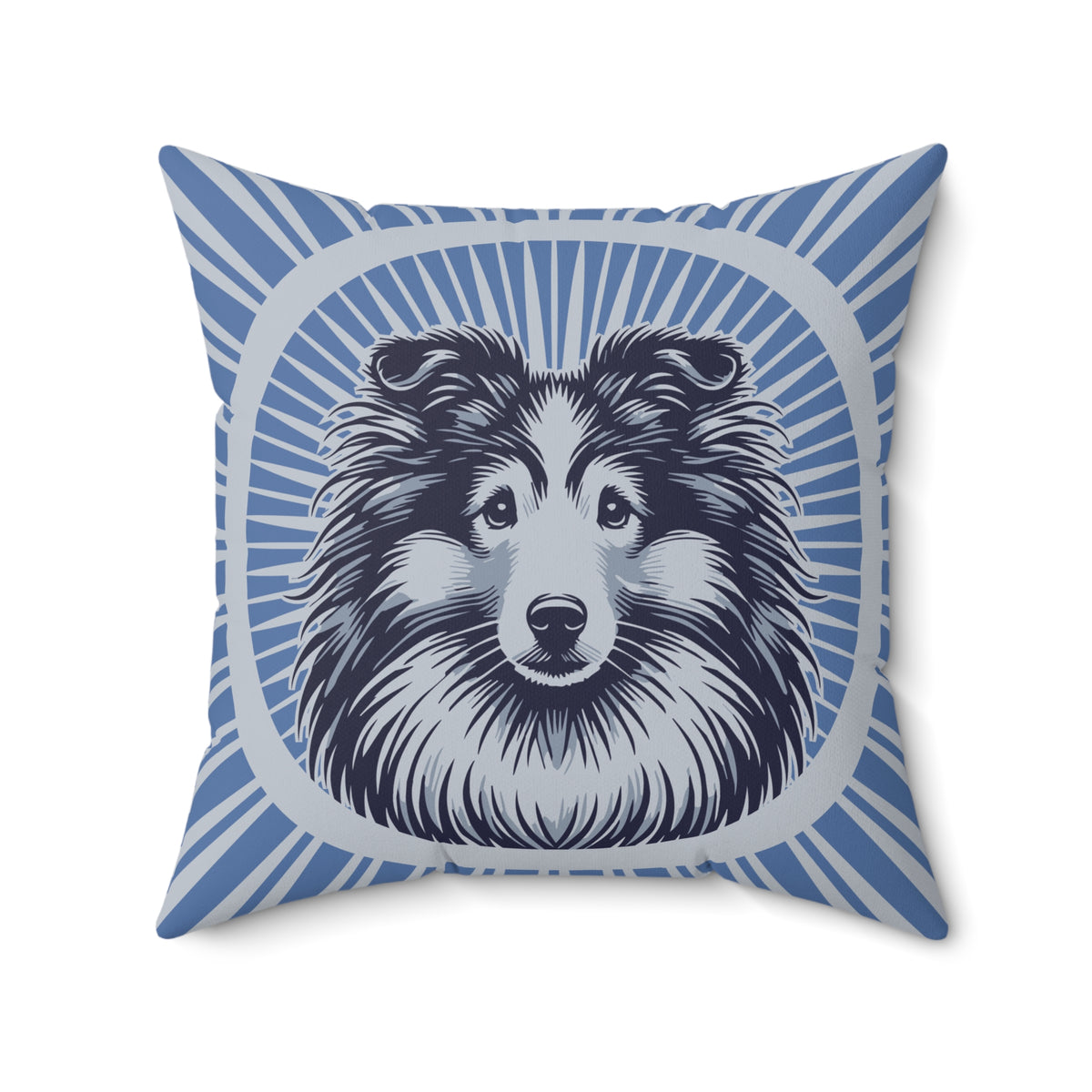 Shetland Sheepdog Pillow — 20" × 20"