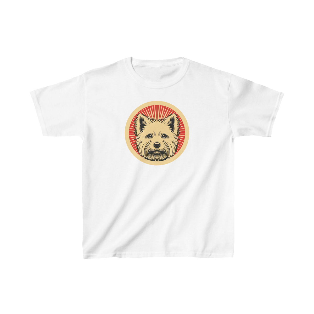 West Highland White Terrier Kids Tee — White