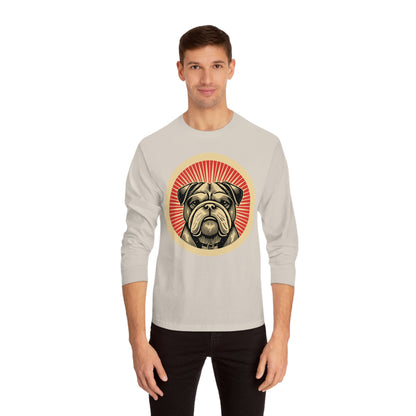 Bulldog Long Sleeve Tee for Adults