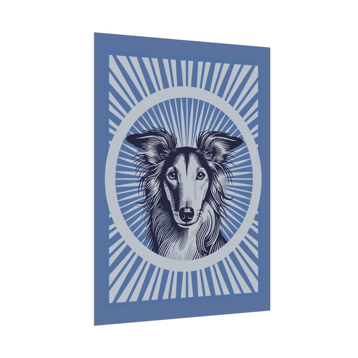 Silken Windhound Art Print