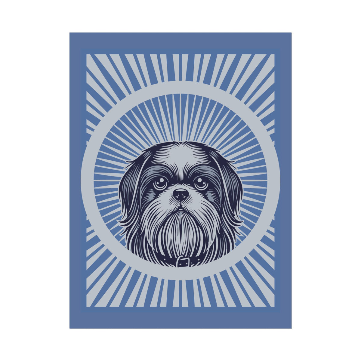 Shih Tzu Art Print — 18″ x 24″ (Vertical)
