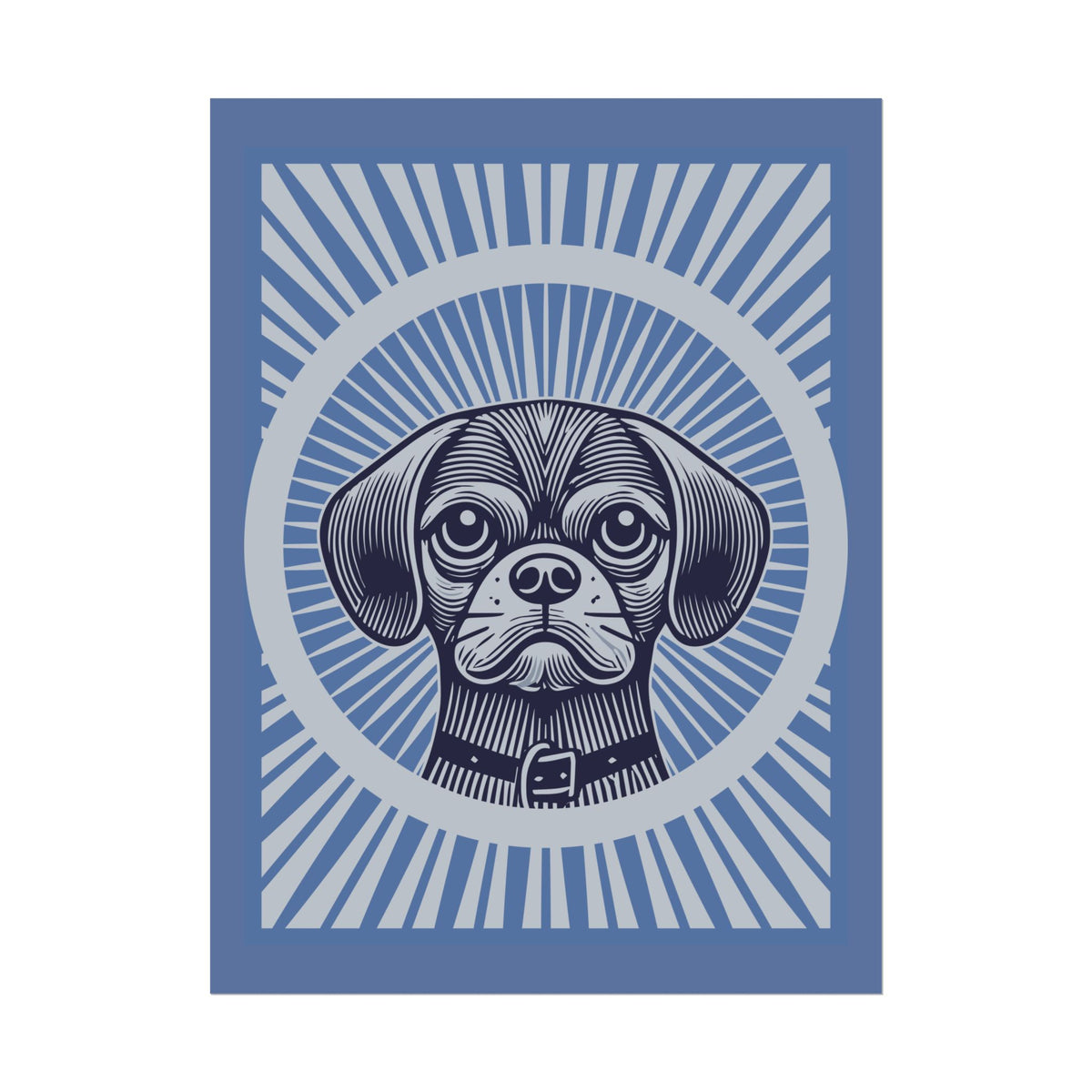 Puggle Art Print — 24" x 32" (Vertical)