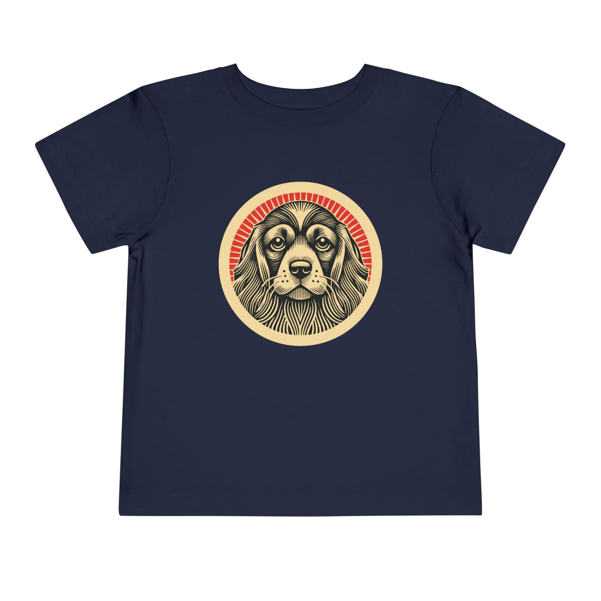 Cocker Spaniel Toddler Tee — Navy