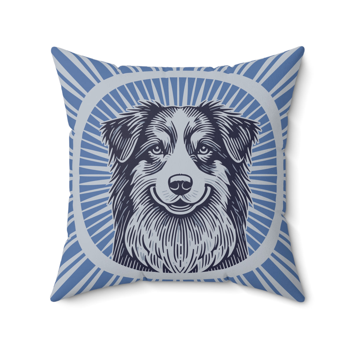 Australian Shepherd Pillow — 20" × 20"