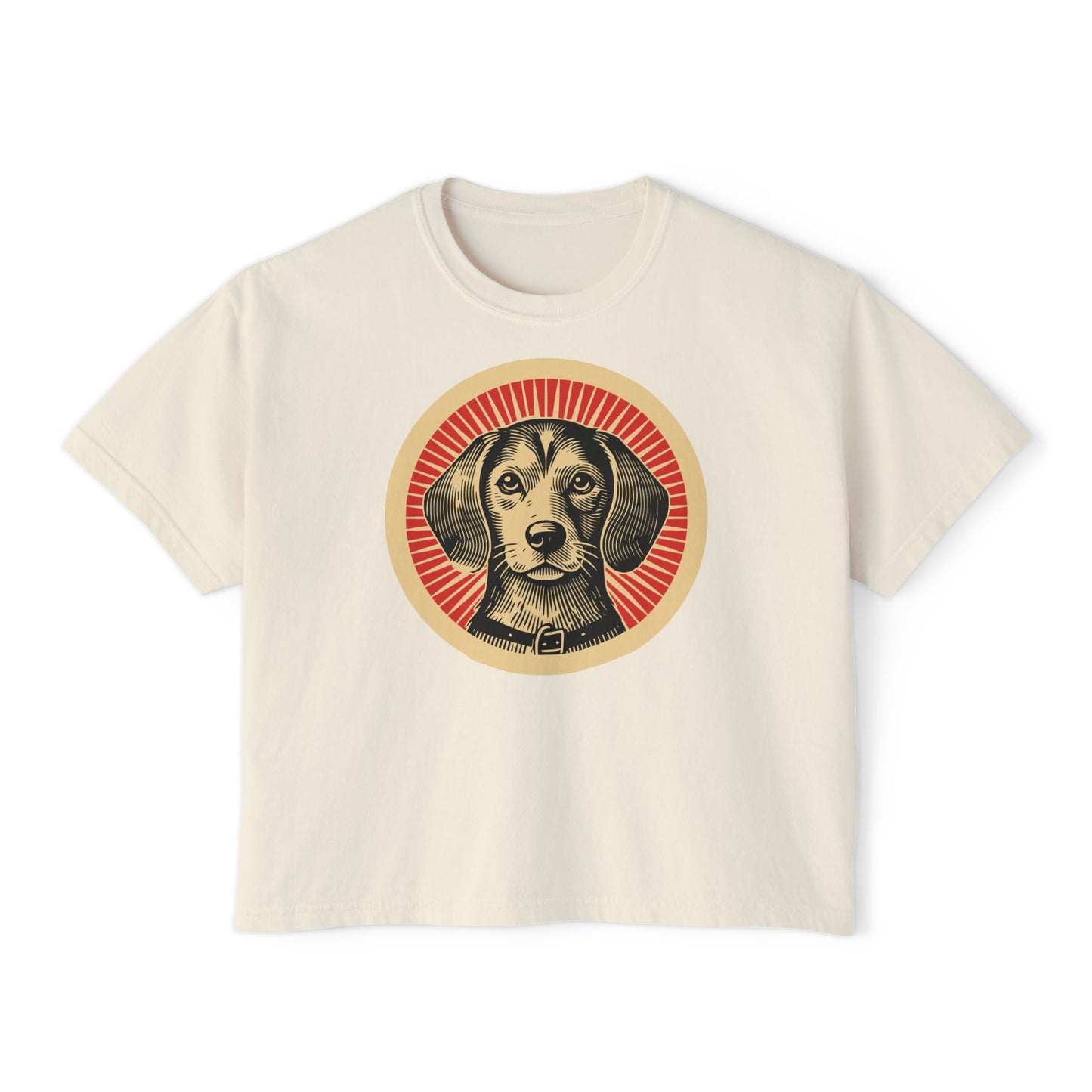 Beaglier Boxy Tee for Women