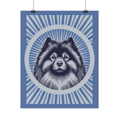 Keeshond Art Print