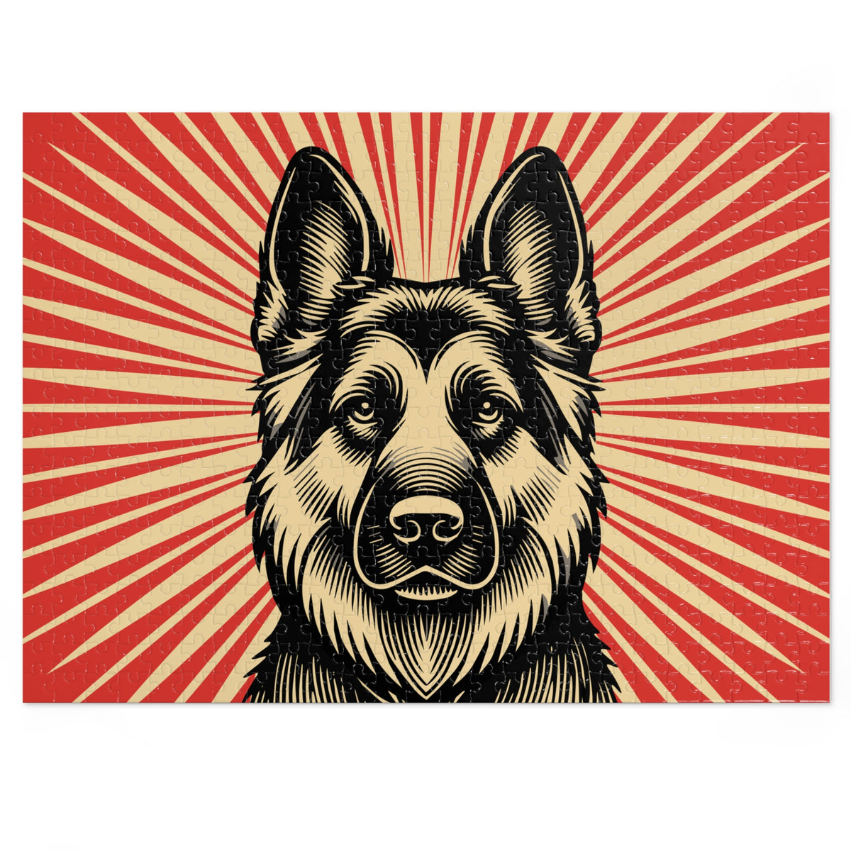 German Shepherd Jigsaw Puzzle — 20.5" × 15" (500 pcs)