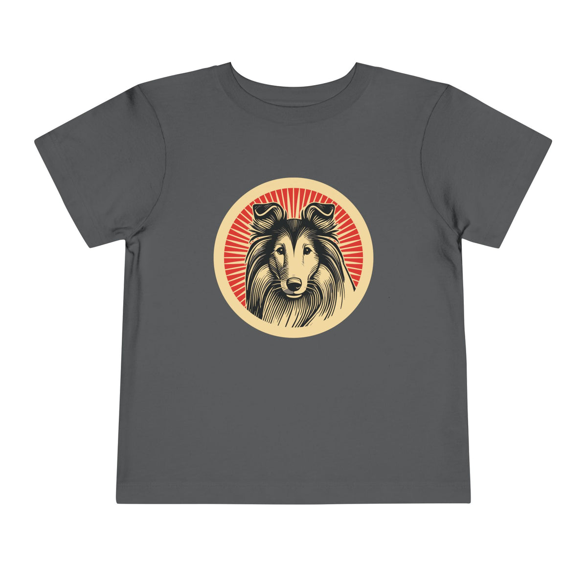 Collie Toddler Tee — Asphalt