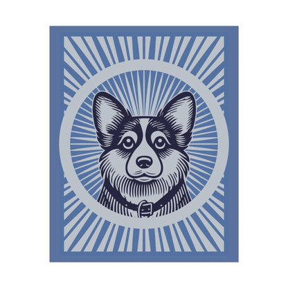 Corgipoo Art Print