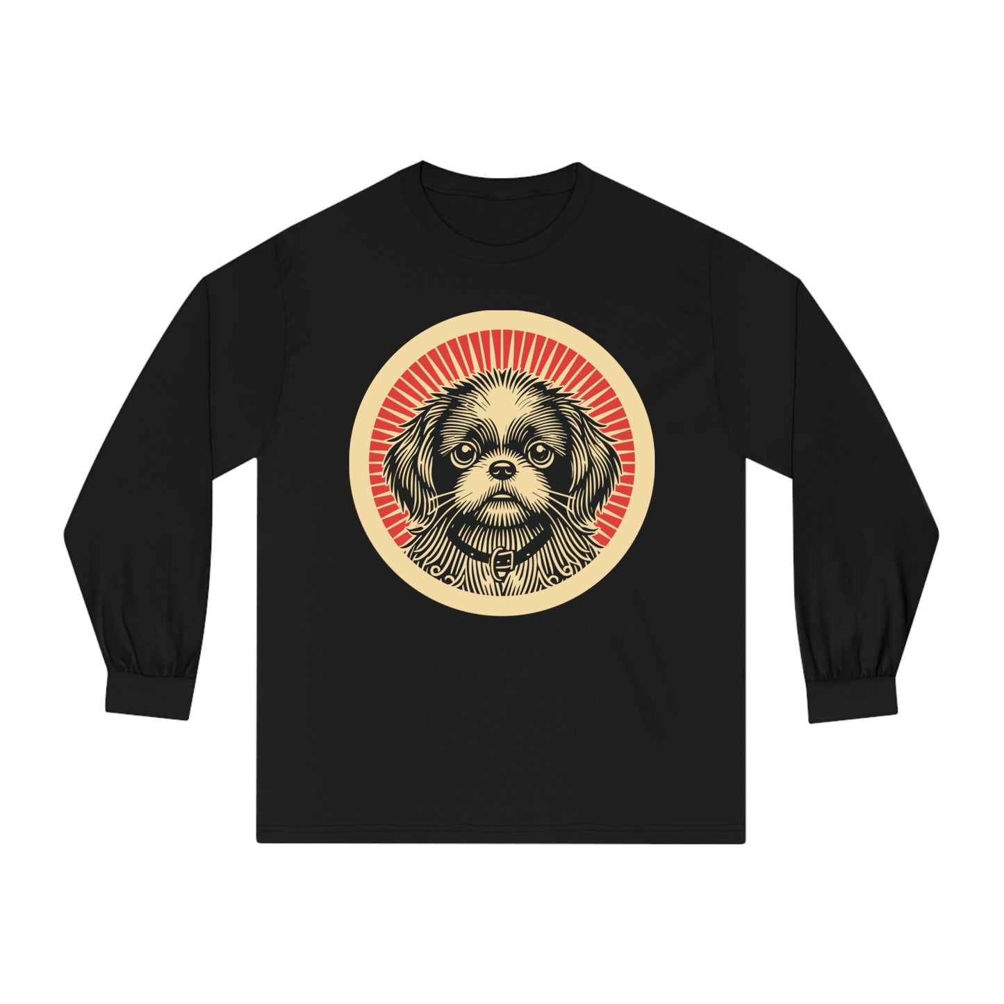 Pekepoo Long Sleeve Tee for Adults
