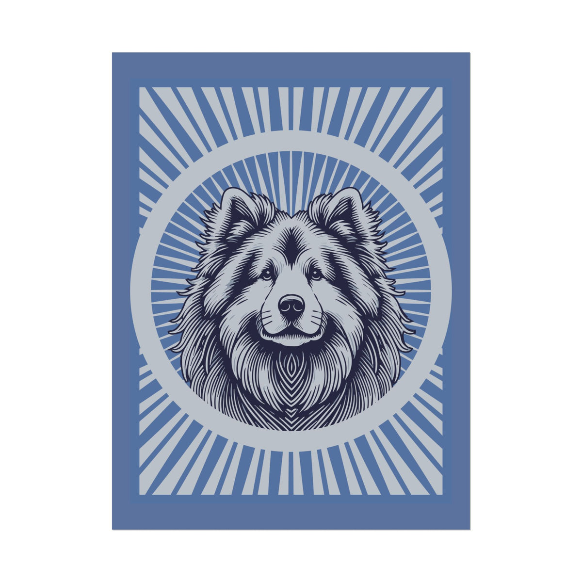 Eurasier Art Print — 18″ x 24″ (Vertical)