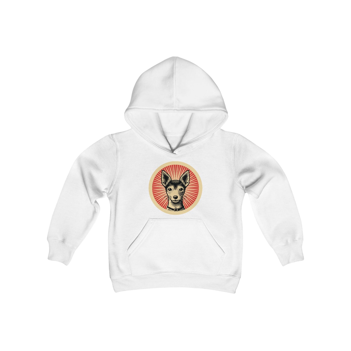 Toy Fox Terrier Heavy Hoodie for Kids