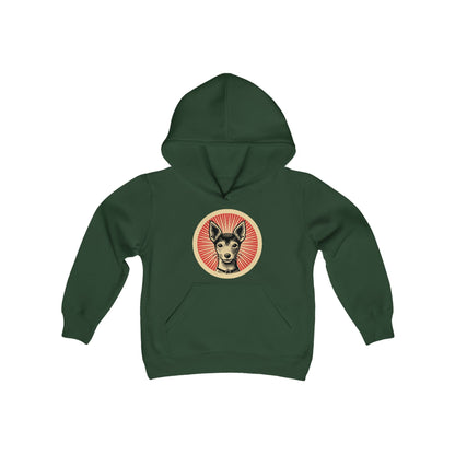Toy Fox Terrier Heavy Hoodie for Kids