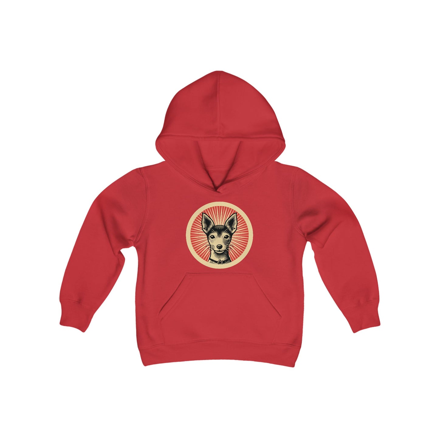 Toy Fox Terrier Heavy Hoodie for Kids