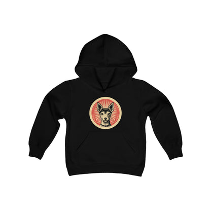 Toy Fox Terrier Heavy Hoodie for Kids