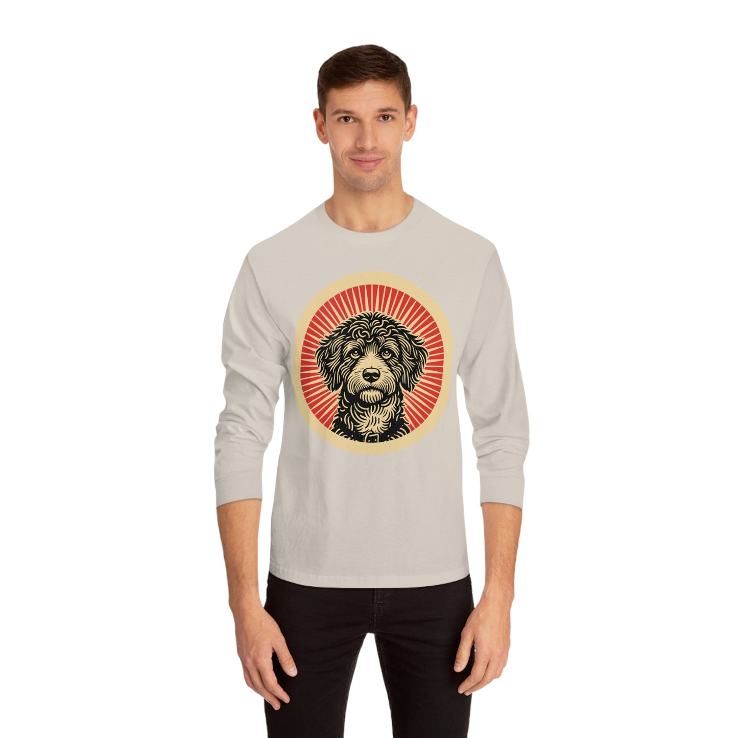 Bordoodle Long Sleeve Tee for Adults