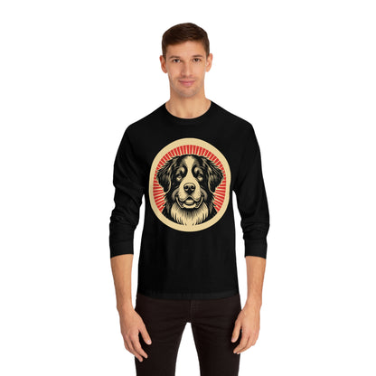 Bernese Mountain Dog Long Sleeve Tee for Adults