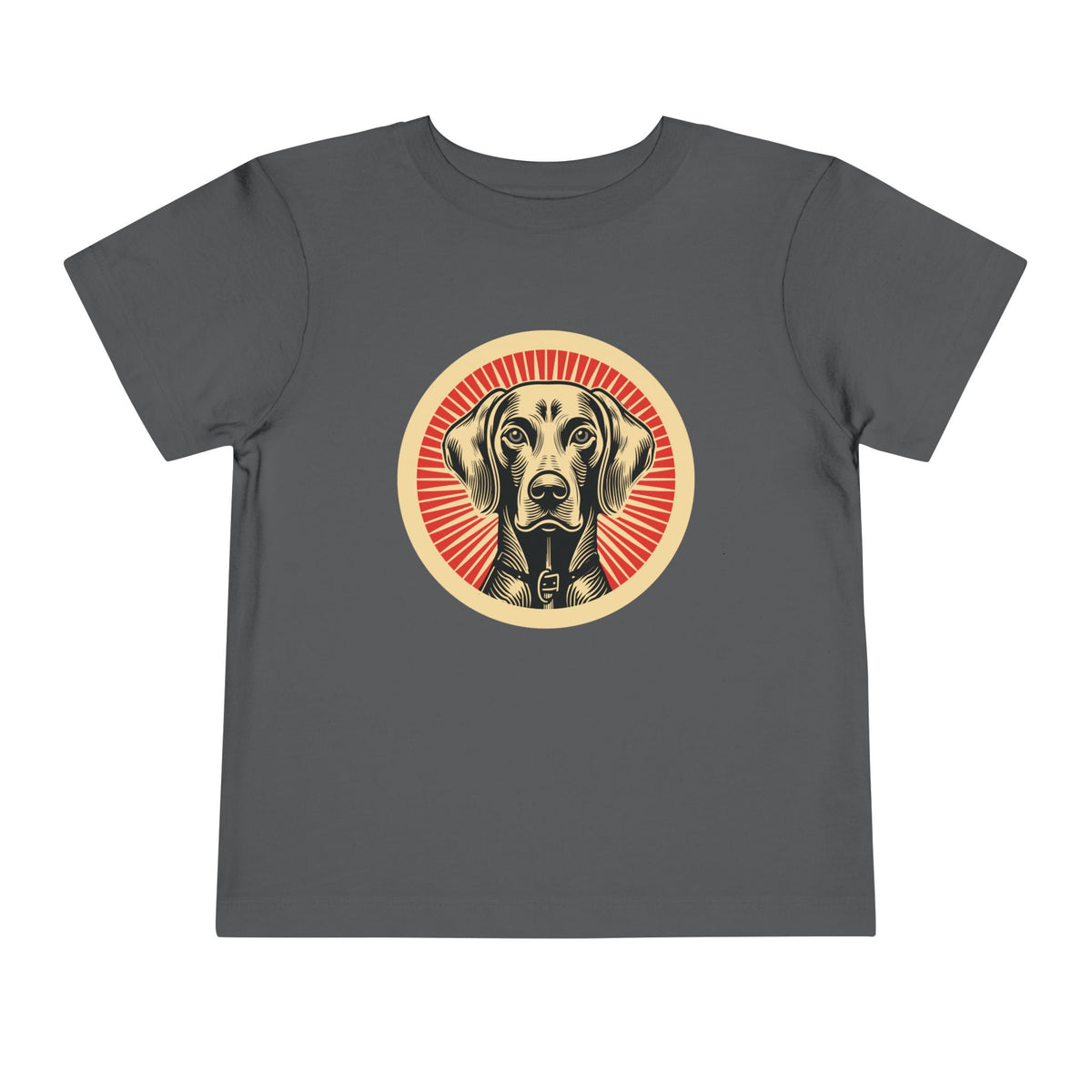Weimaraner Toddler Tee — Asphalt