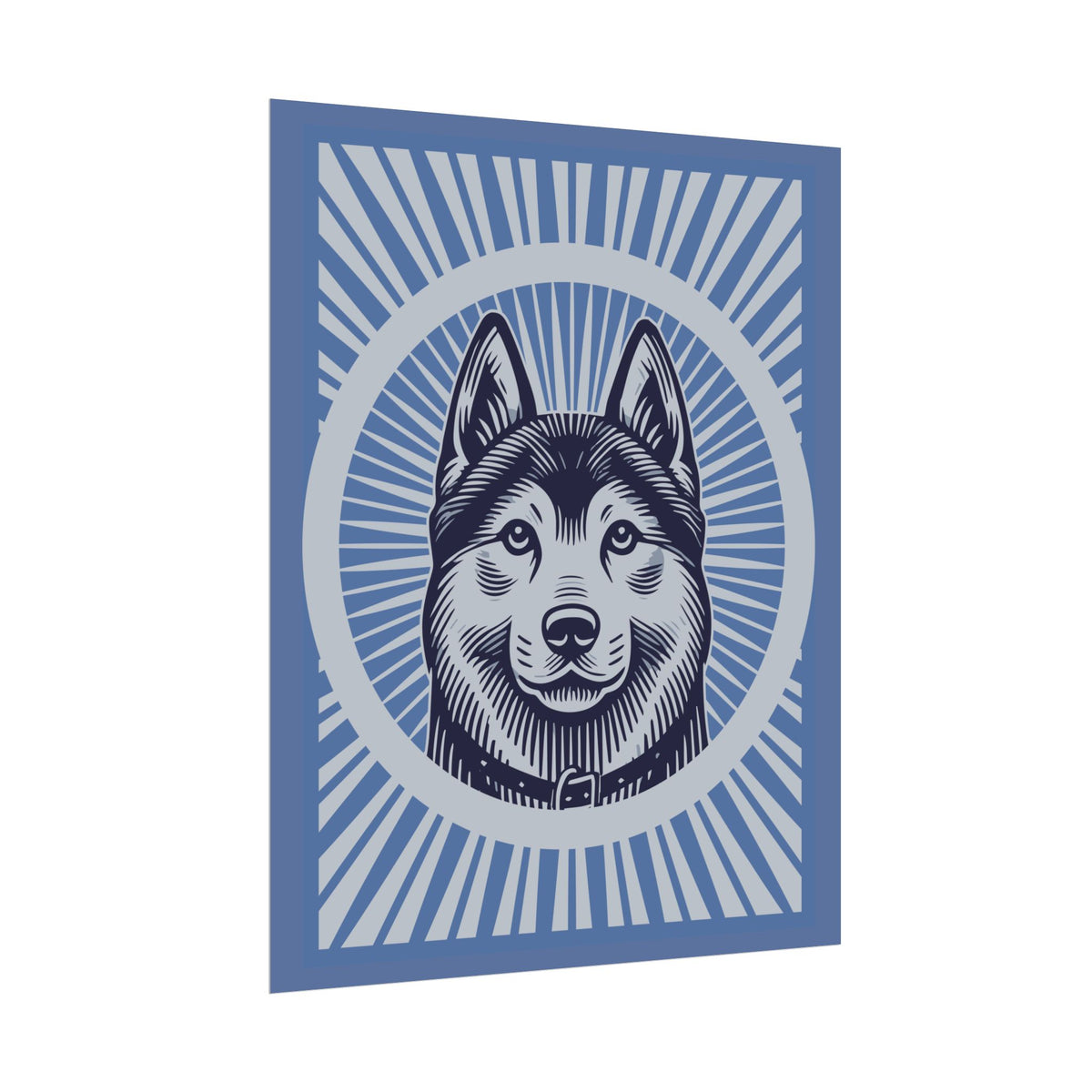 Norwegian Elkhound Art Print — view 3