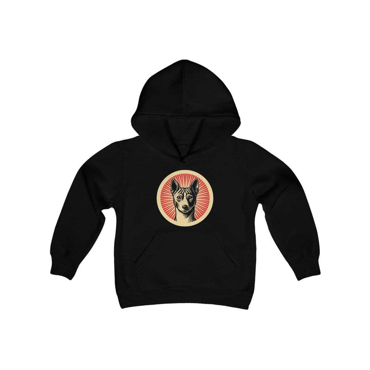 Basenji Kids Hoodie — XL