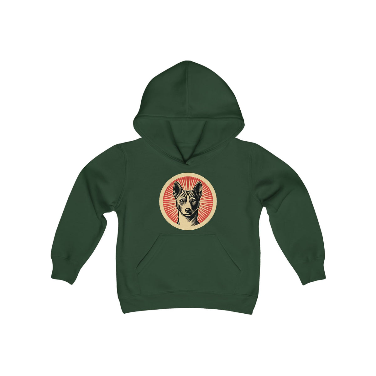 Basenji Kids Hoodie — XL