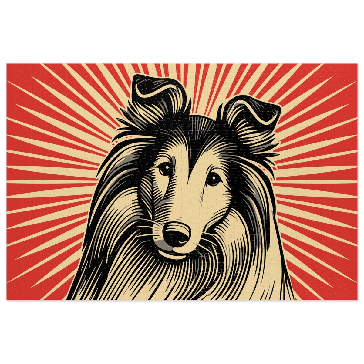 Collie Jigsaw Puzzle — 29.25" × 19.75" (1000 pcs)