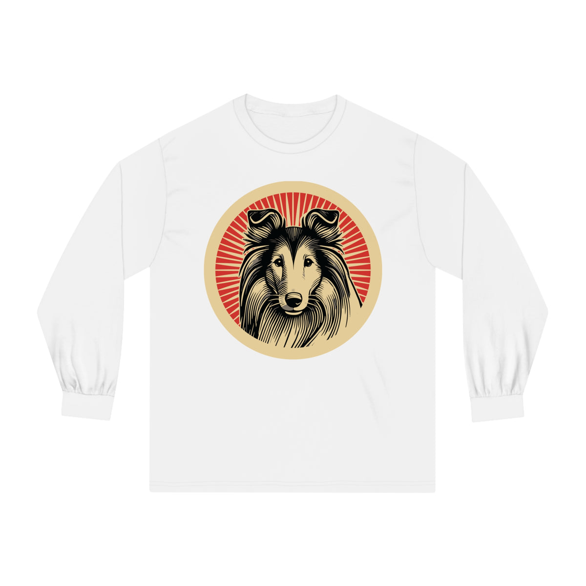 Collie Long Sleeve Tee — White
